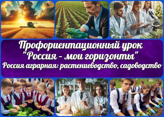 «Россия – мои горизонты». «Россия аграрная: растениеводство и садоводство».